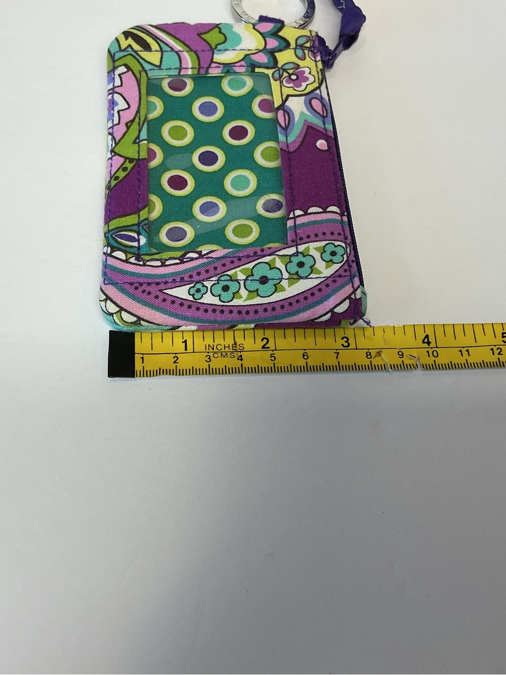 Vera Bradley Zip ID Case in Heather - Picture 4 of 5